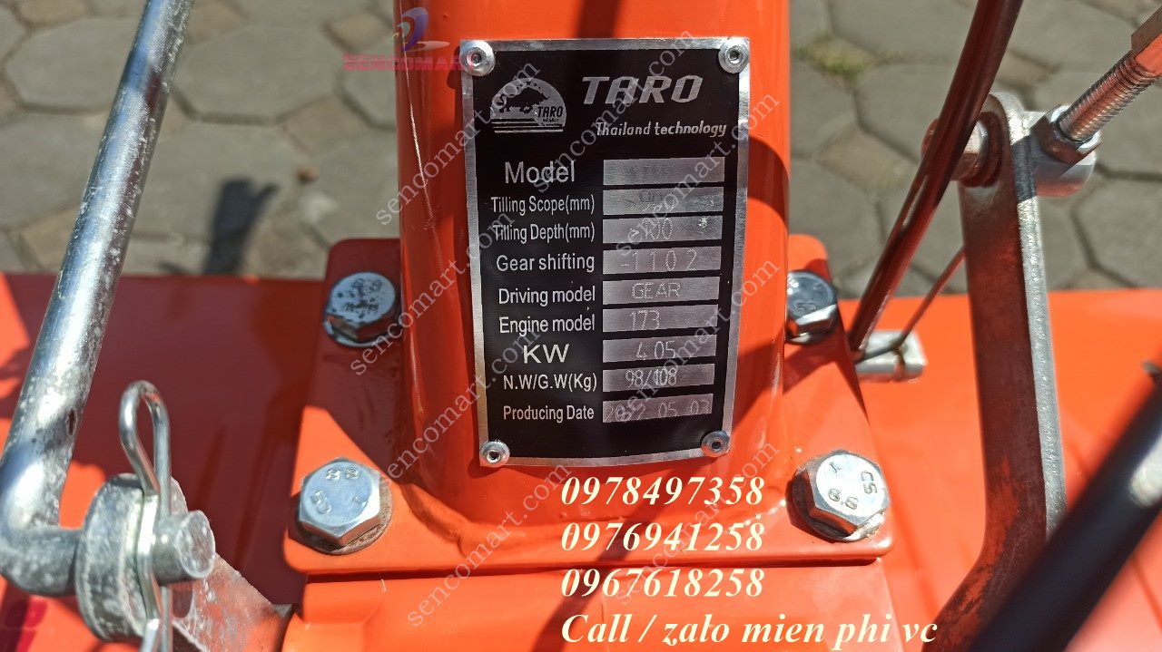 Máy xới đất Taro 173 chạy dầu