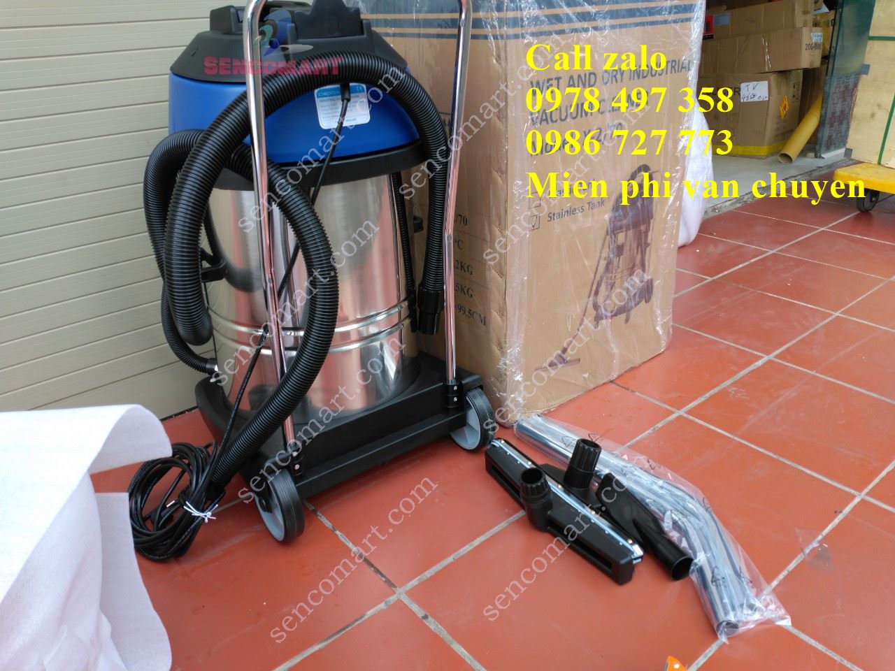 Máy hút bụi công nghiệp Clepro X-2/70 70 lít