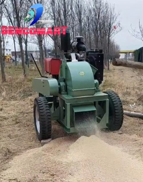 Máy băm cành công suất 3 tấn/ giờ Model 120HP
