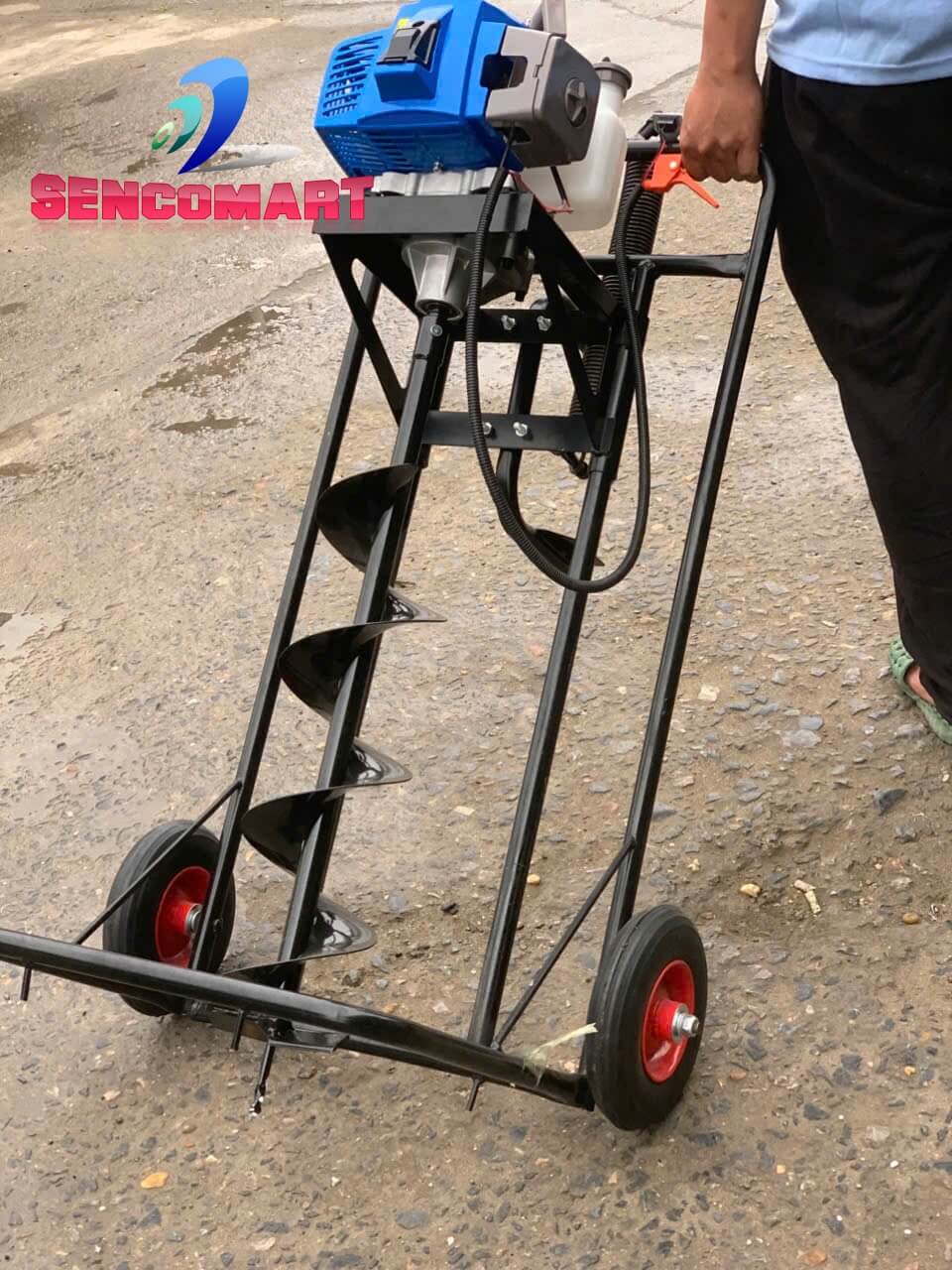 Máy Khoan Lỗ Trồng Cây Có Khung Giá Đỡ Mitsubishi TB43-68