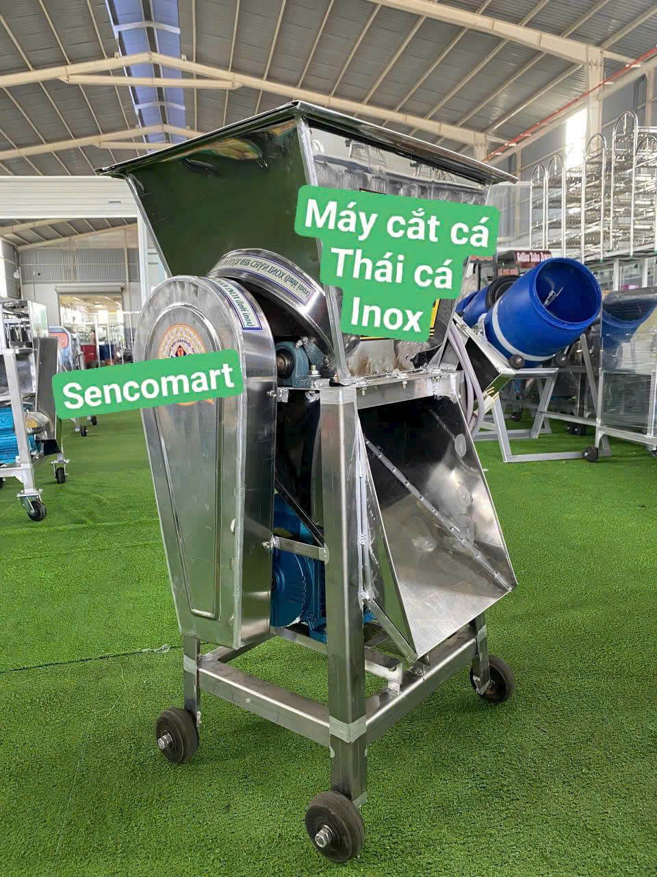 Máy Cắt Cá Inox Động Cơ Xăng - Cắt Mọi Nơi, Hiệu Quả Vượt Trội