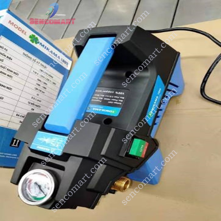 Máy rửa xe Tomikama 1800 NHẬT BẢN tự ngắt khi khóa vòi