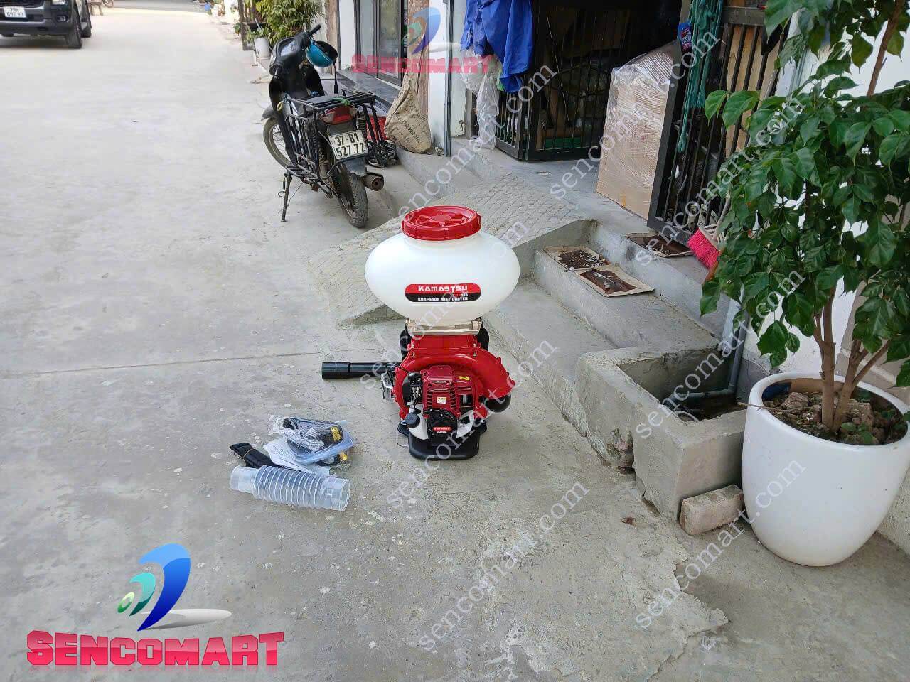 Máy xạ lúa 4 thì Kamastsu