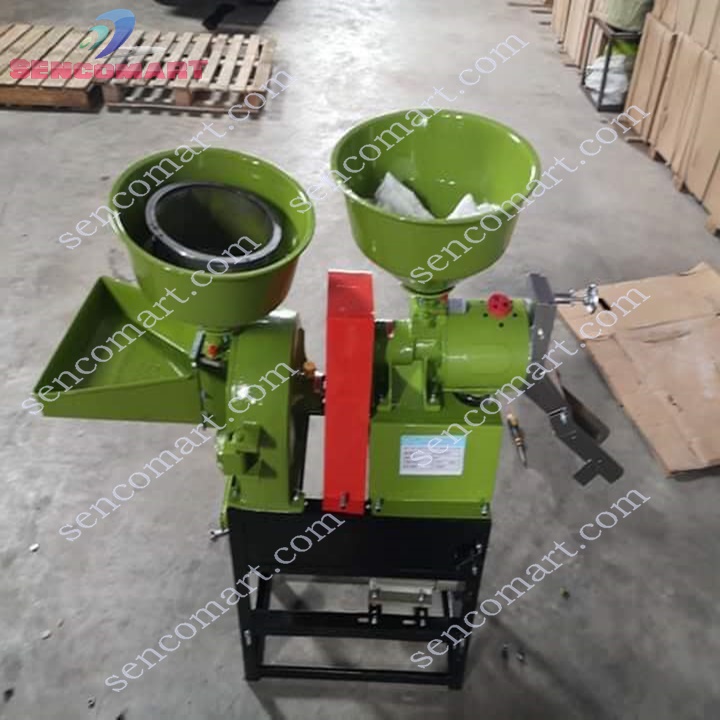 Máy Xay Xát Gạo Gia Đình 2 Chức Năng Sencomart - SCM01