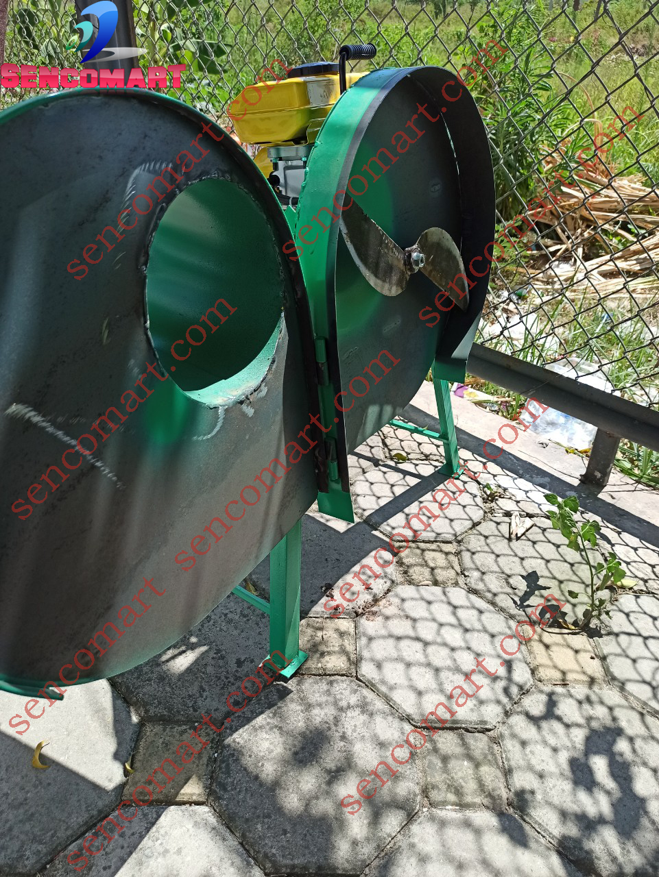 Máy băm chuối mịn chạy xăng 170F 5HP Sencomart