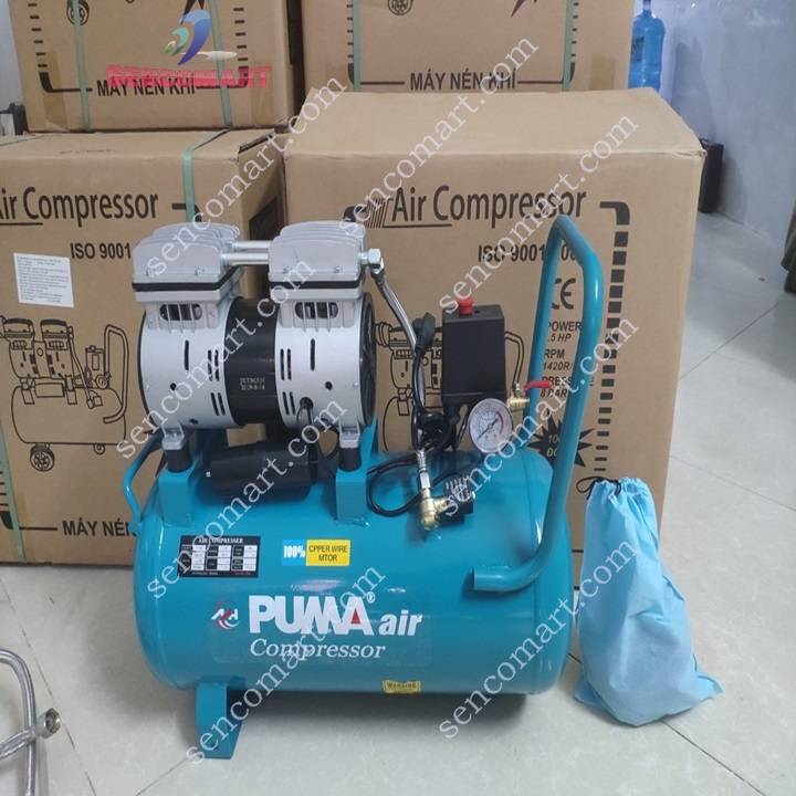 Máy nén khí Puma 1HP 80L chuyên dùng trong sữa chữa xe