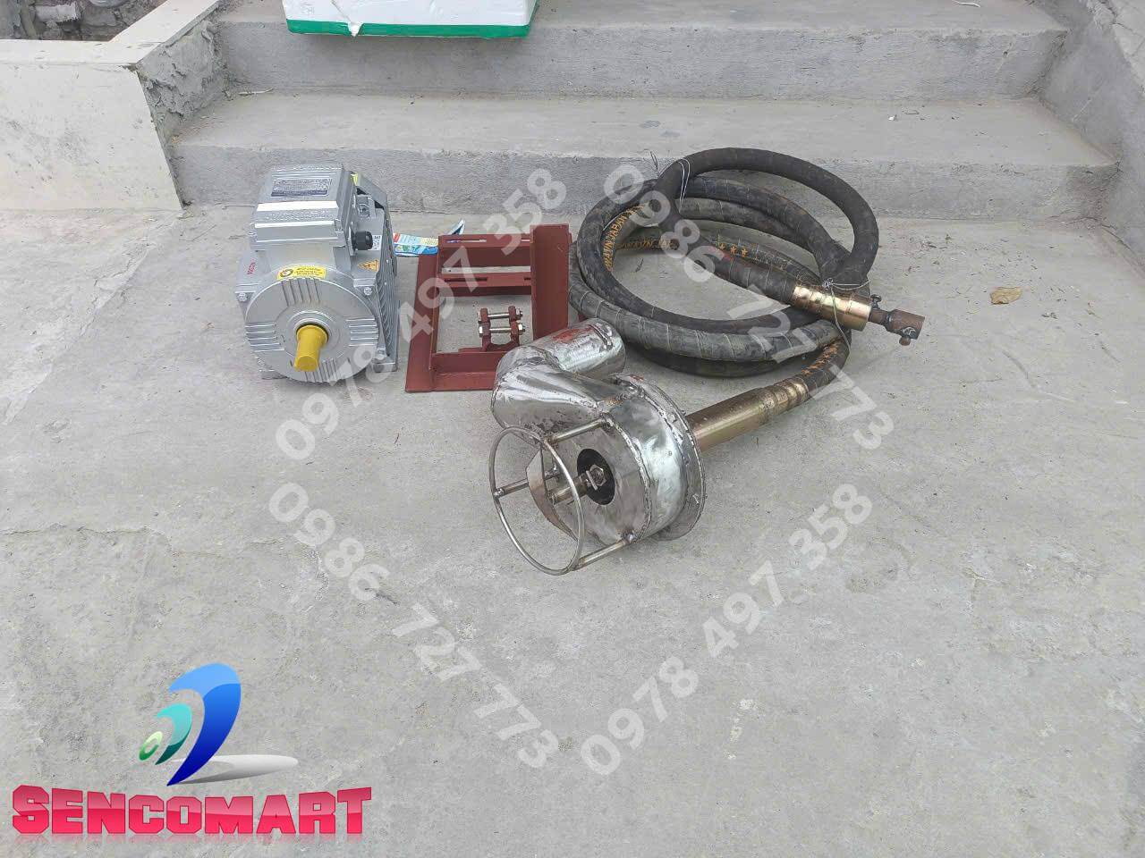 Máy hút bùn cần mềm inox cải tiến 2024