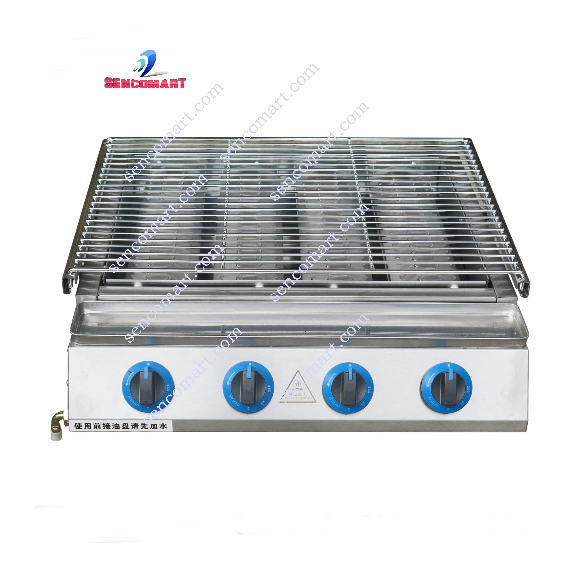 Bếp Nướng Gas Hồng Ngoại 4 Đầu Đốt Nhỏ- Bếp Nướng Gas Đa Năng Chất Lượng Cao