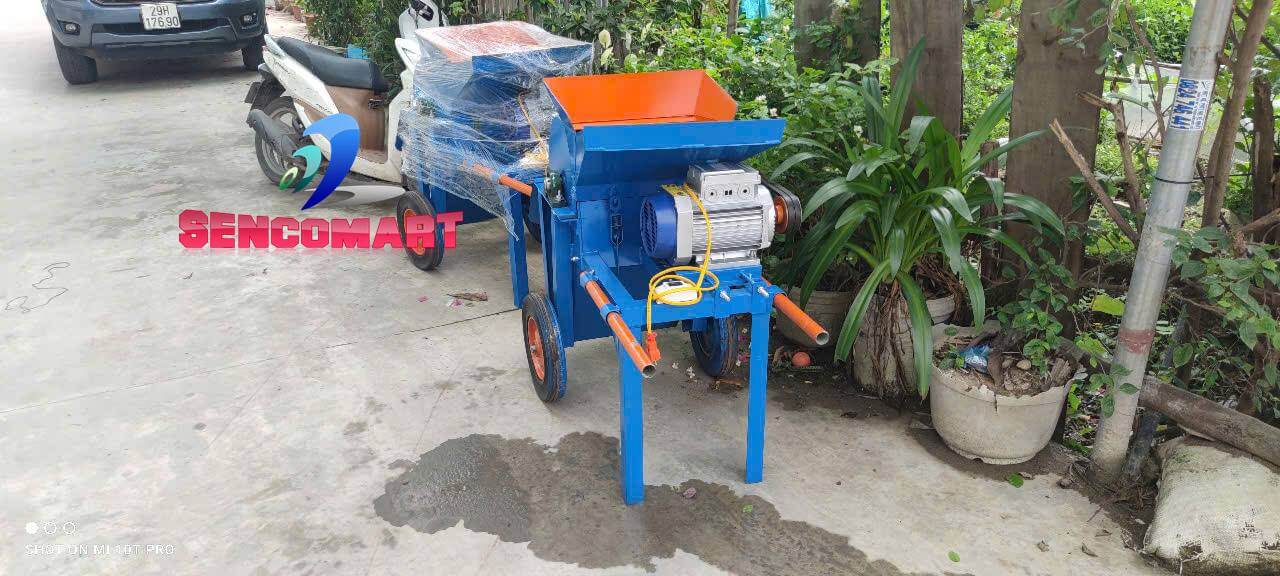 Máy nghiền đất 42 búa và thêm đĩa răng cưa. Thiết kế mới 2026 tại Sencomart