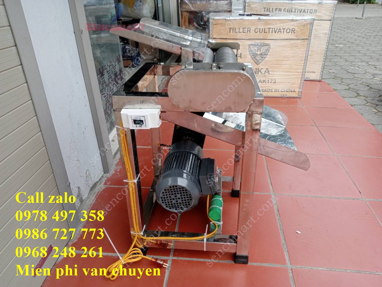 Máy cắt bánh canh lô dài 30cm theo yêu cầu