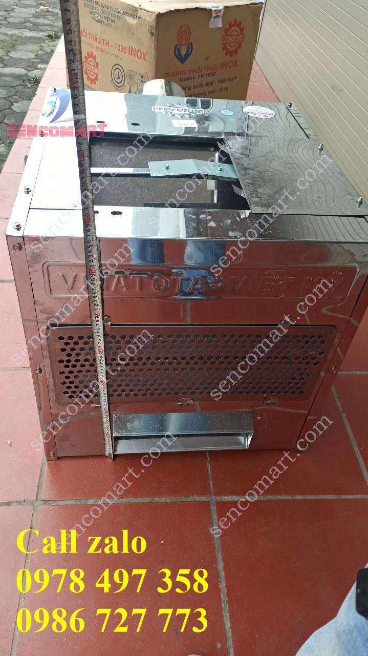 Thùng dê thổi trấu inox Vinatota