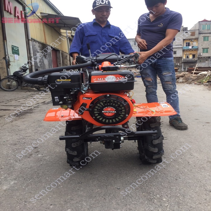 Máy Xới Đất Mini Đa Năng  Mitsuyama TL-D1 Chạy Dầu