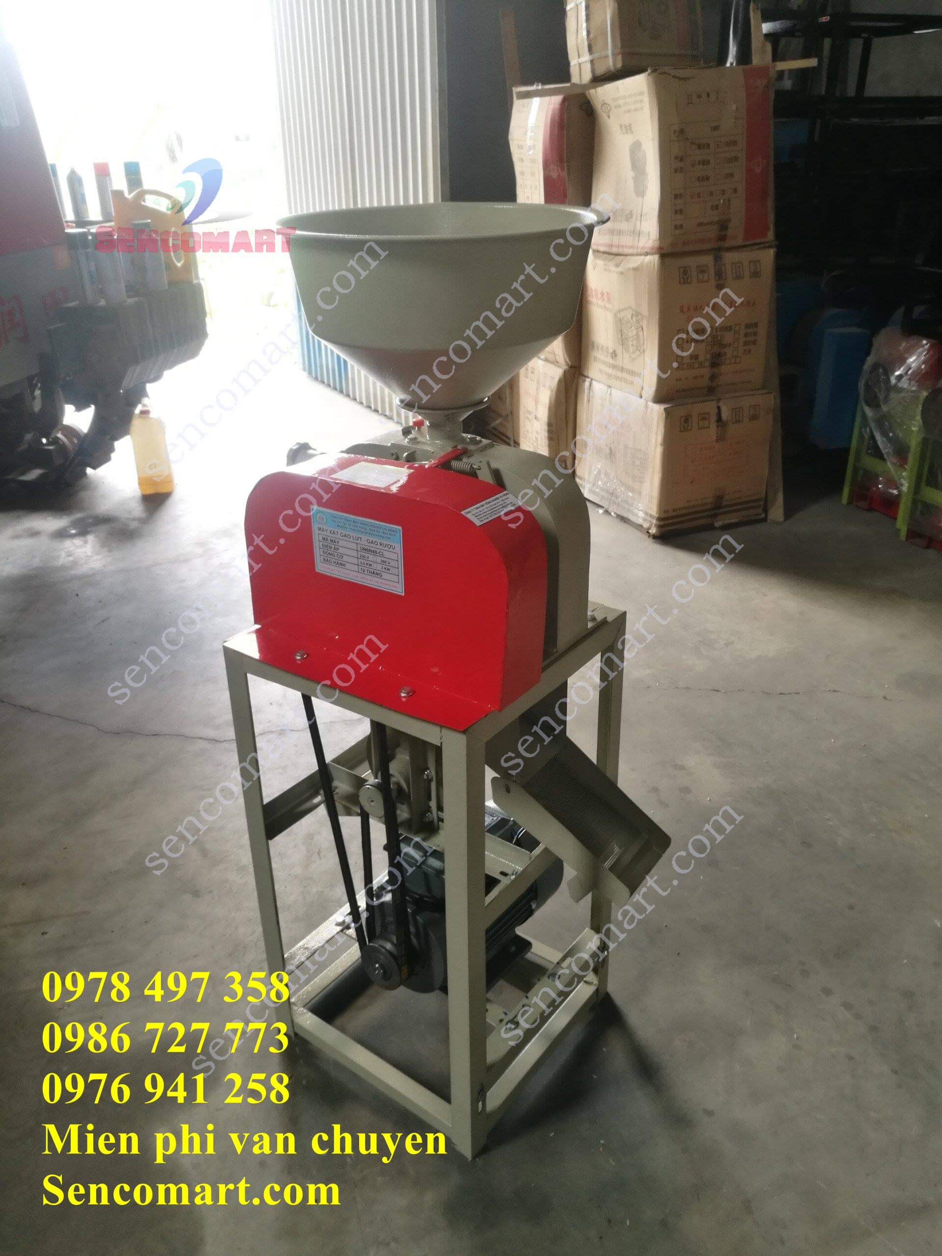 Báo giá mới nhất máy xát gạo lức chính hãng nhập khẩu và phân phối tại Sencomart