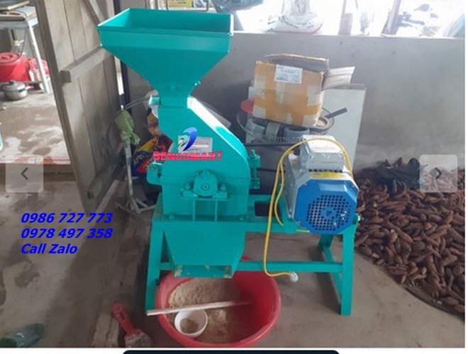 Máy nghiền ngô khoai sắn dạng búa cho gia súc SC10