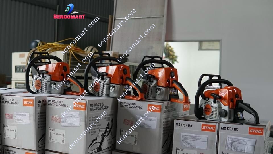 Máy cưa xích chạy xăng STIHL MS 180 Công Nghệ Chính Hãng Đức