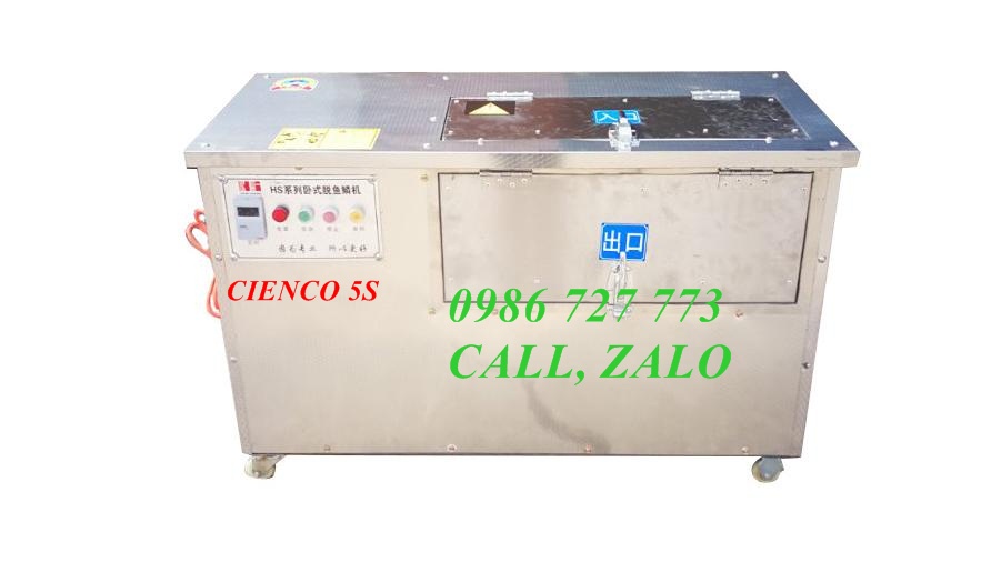 Máy đánh vảy cá SIÊU SẠCH 40kg/mẻ công suất 2,5kw