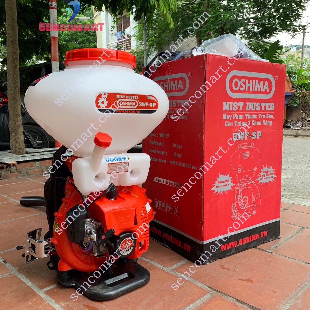 Máy xạ phân đa chức năng OSHIMA 3WF-SP