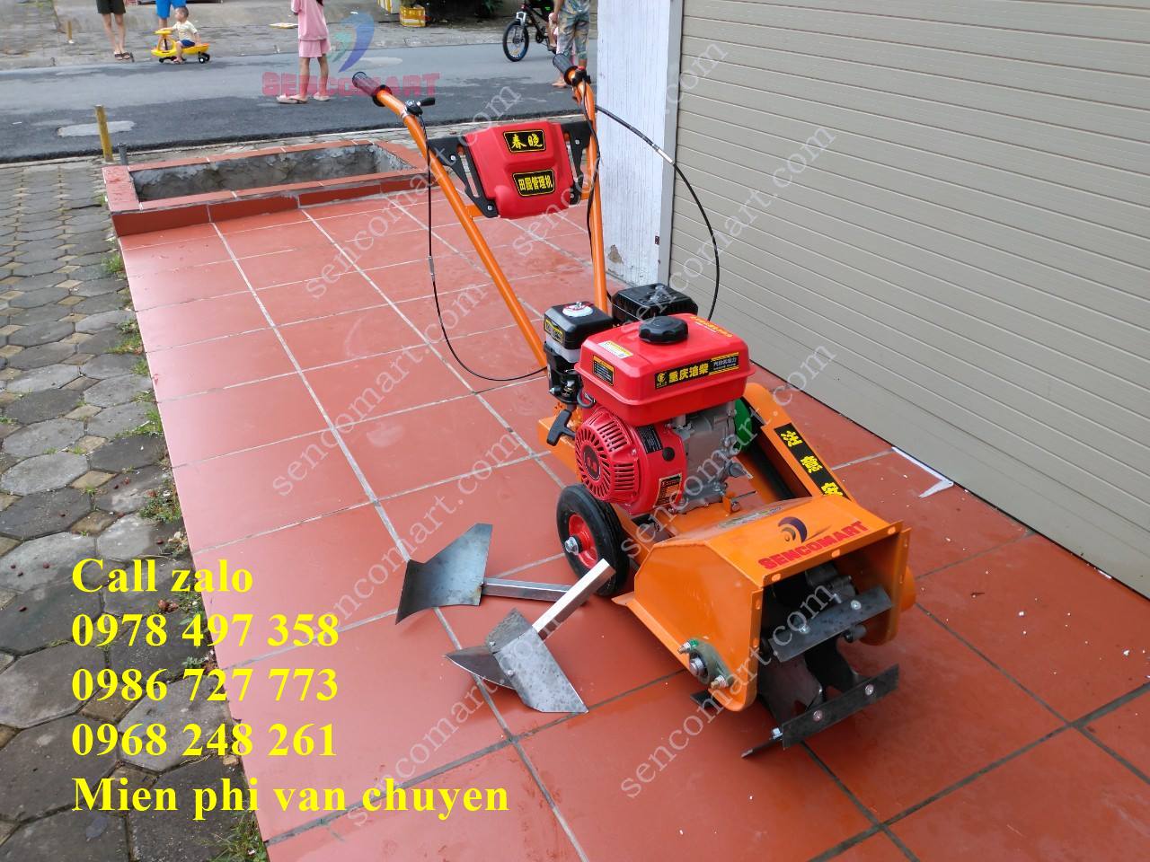 Máy vun gốc cây 6HP mẫu nhỏ