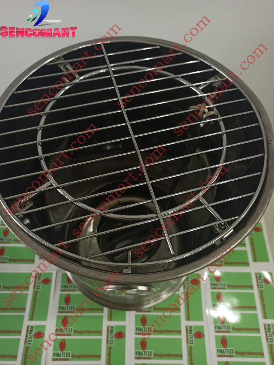 Lu nướng gà vịt INOX dùng cho gia đình phi30