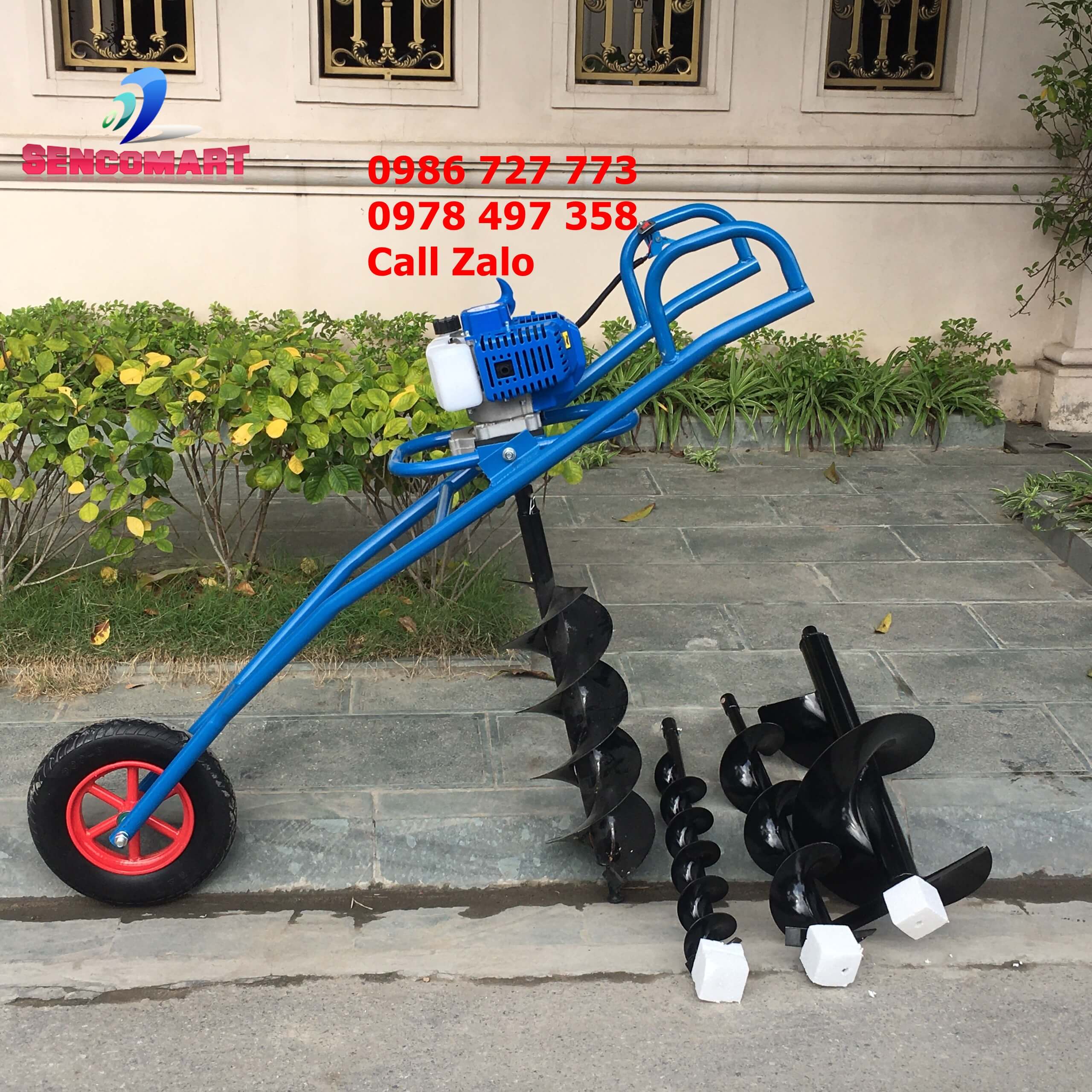 Máy đào lỗ, khoan đất đẩy tay YAMAHA 52CC