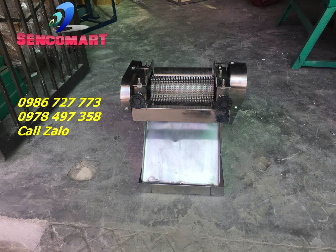 Máy Cán Thịt Tươi, Dầm Thịt Bò, Thịt Trâu Chạy Điện 220V -SENCO