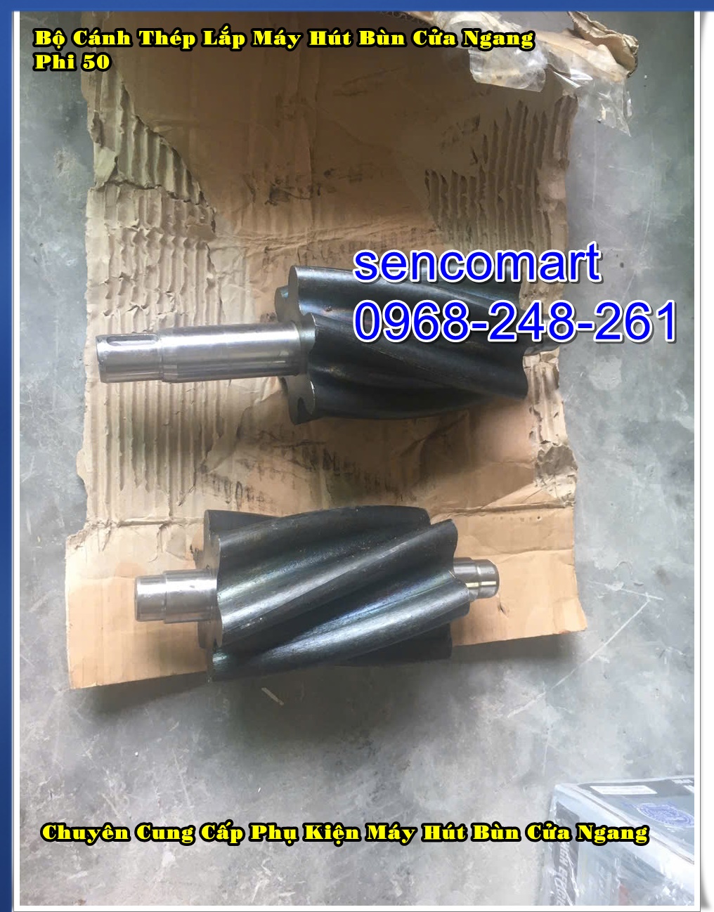 Bán lẻ bộ cánh thép lắp cho đầu bơm bùn chân không giá rẻ phi 50